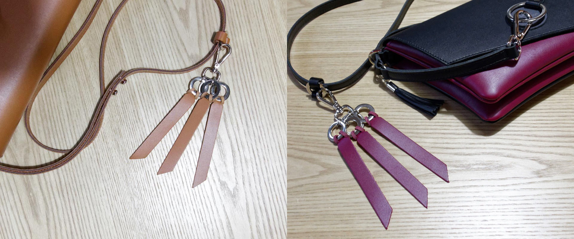 leather key ring Lady Harberton