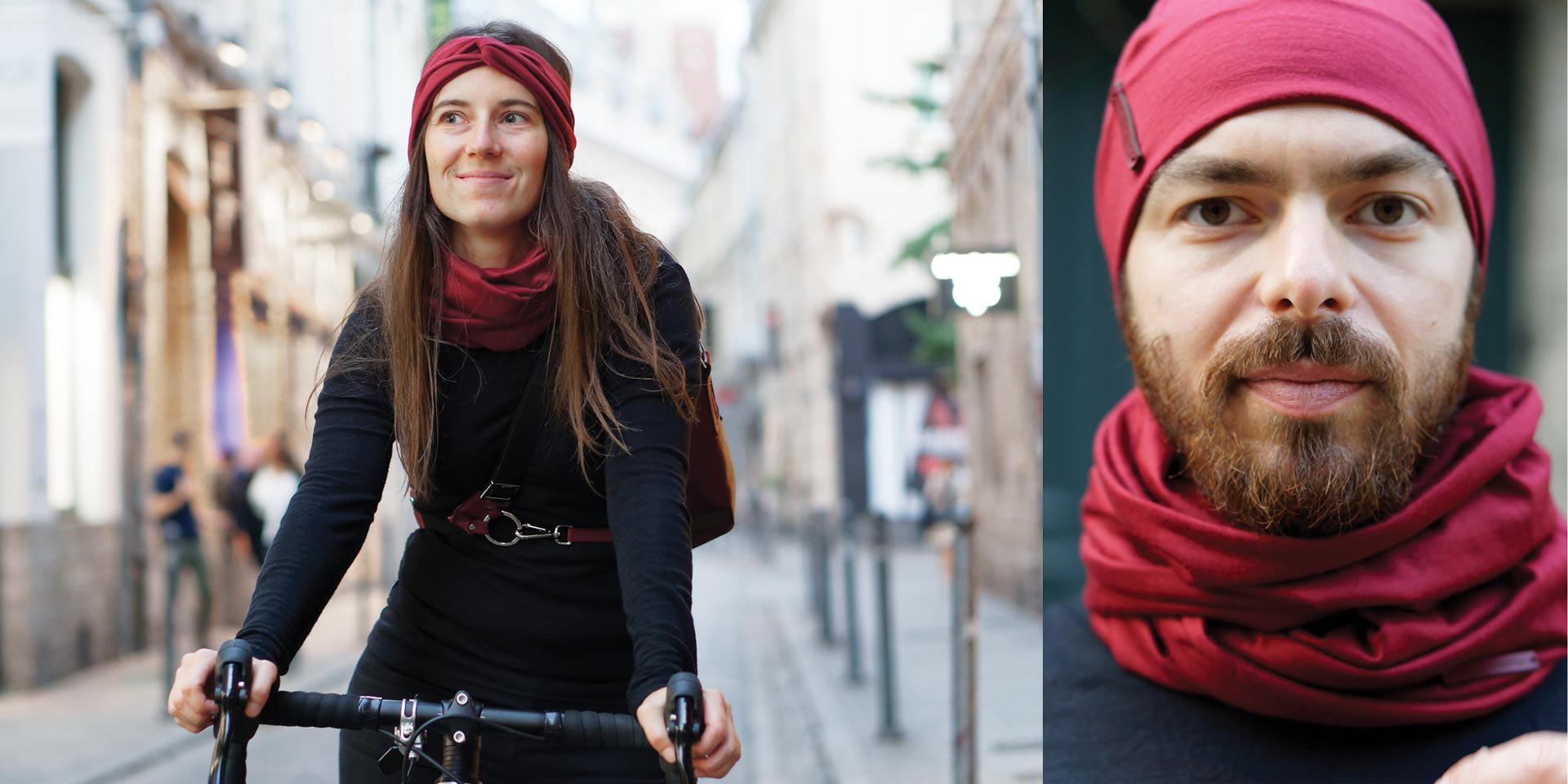 vêtements en laine mérinos idéal pour le cycliste urbain lady harberton