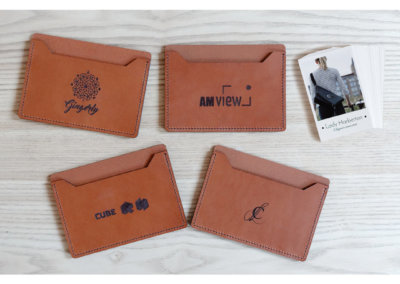 porte cartes de visites personnalise cuir lady harberton