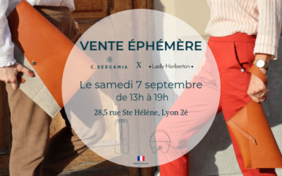 Journée Vente éphémère à Lyon avec C.Bergamia – Samedi 7 septembre 2019 – Lyon, Métro Bellecour – 2ème arrondissement