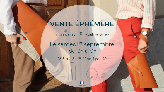 Journée Vente éphémère à Lyon avec C.Bergamia – Samedi 7 septembre 2019 – Lyon, Métro Bellecour – 2ème arrondissement