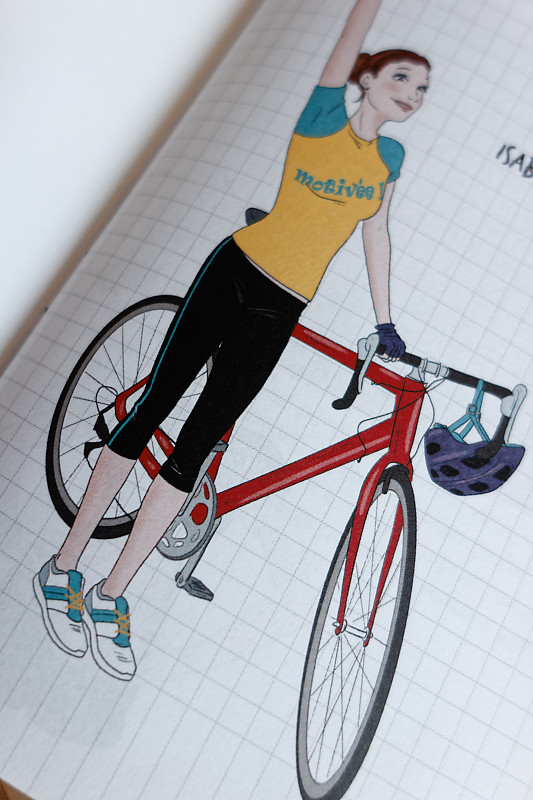 débuter en vélo de route - Mon cahier vélo training Camille Pic