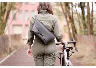 Sac à main en cuir vélo Lady Harberton