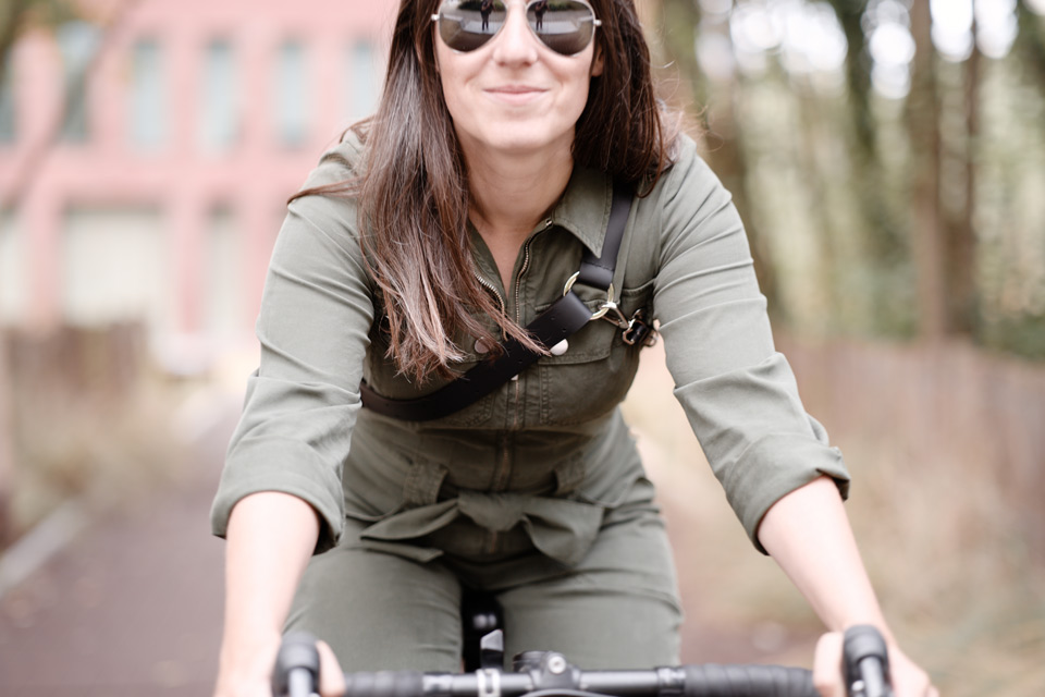 Sac à main en cuir vélo fabriqué en France Lady Harberton